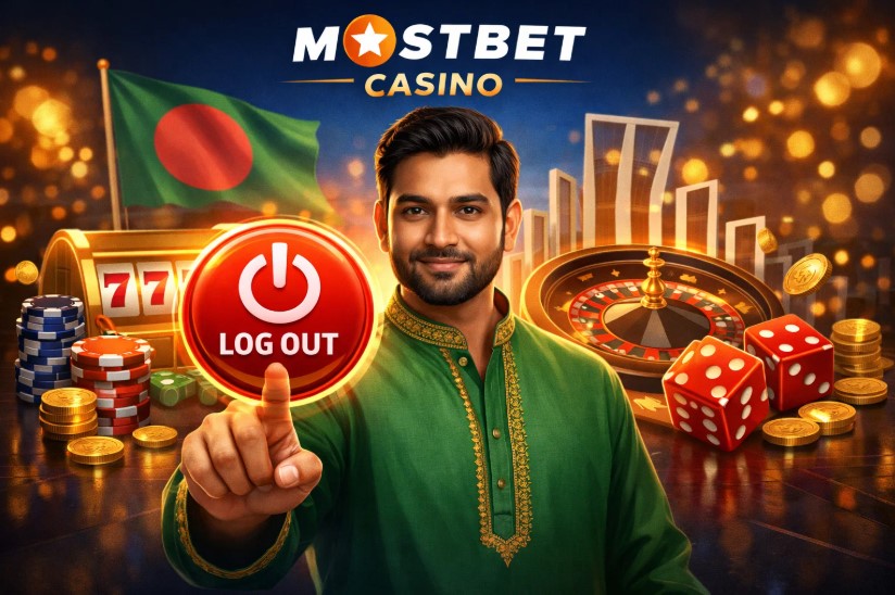 Logging out of a Mostbet account on mobile in Bangladesh
