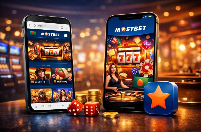 Mostbet mobile site vs app on smartphone in Bangladesh